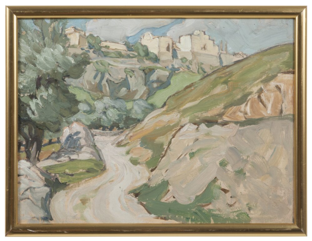 The Road to Jerusalem. Study by Anna Boberg