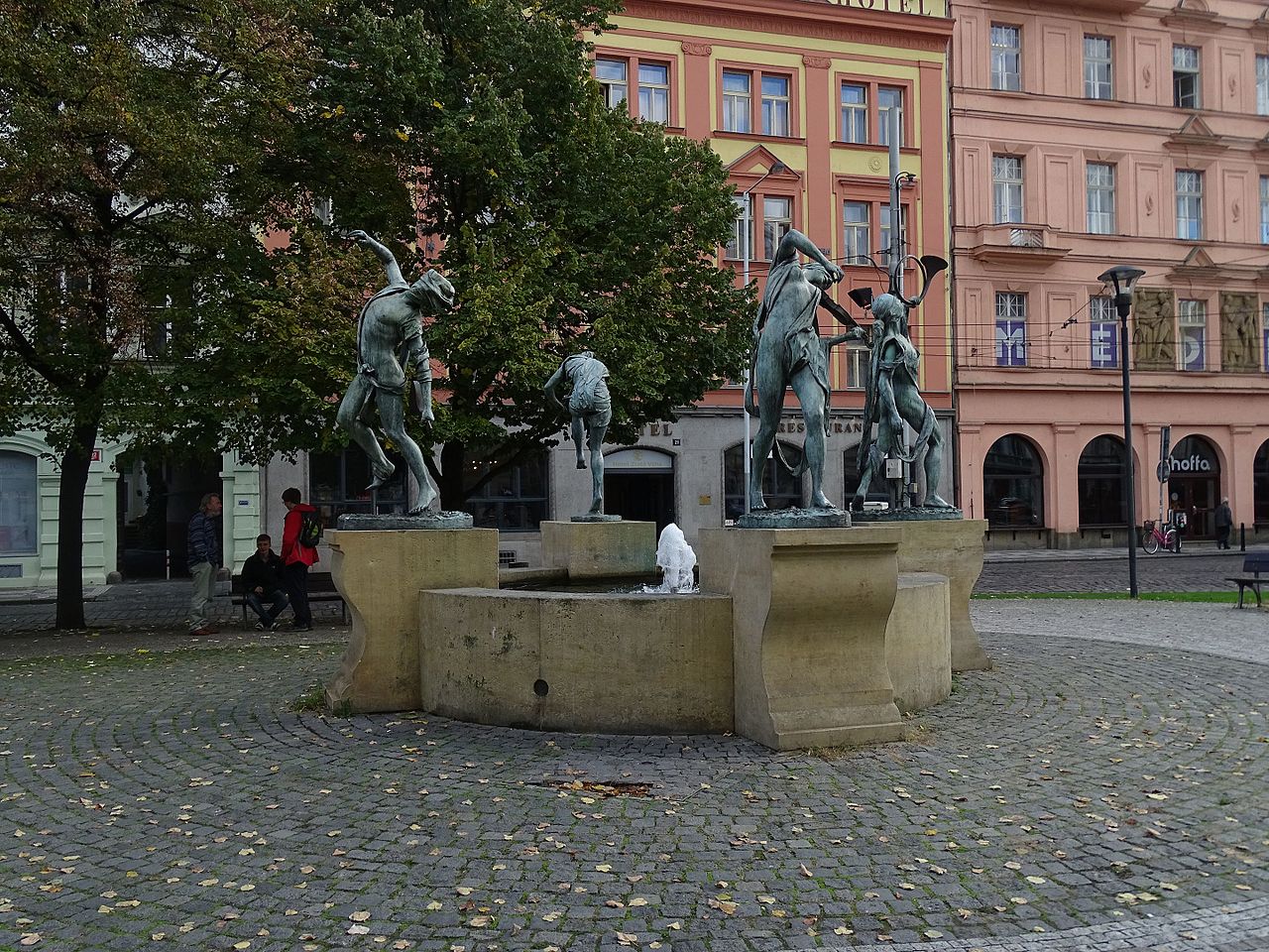 Dancing Fountain by Anna Chromý