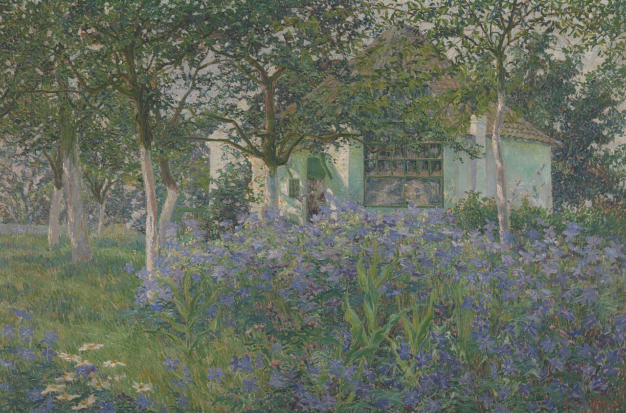 Mijn atelier in juni by Anna De Weert