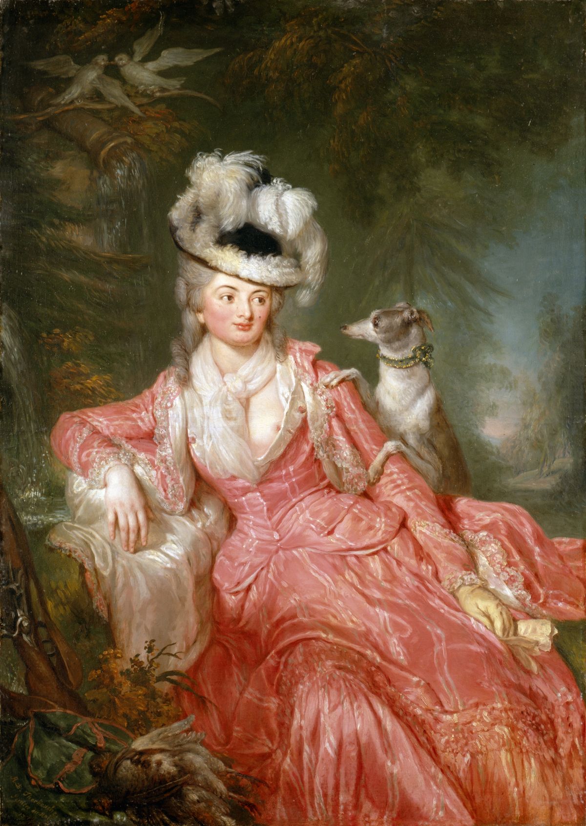 Portrait of Wilhelmine Encke, Countess Lichtenau by Anna Dorothea Therbusch