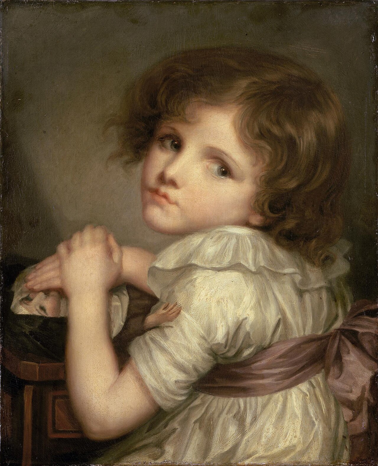 Child with a Doll by Anna-Geneviève Greuze