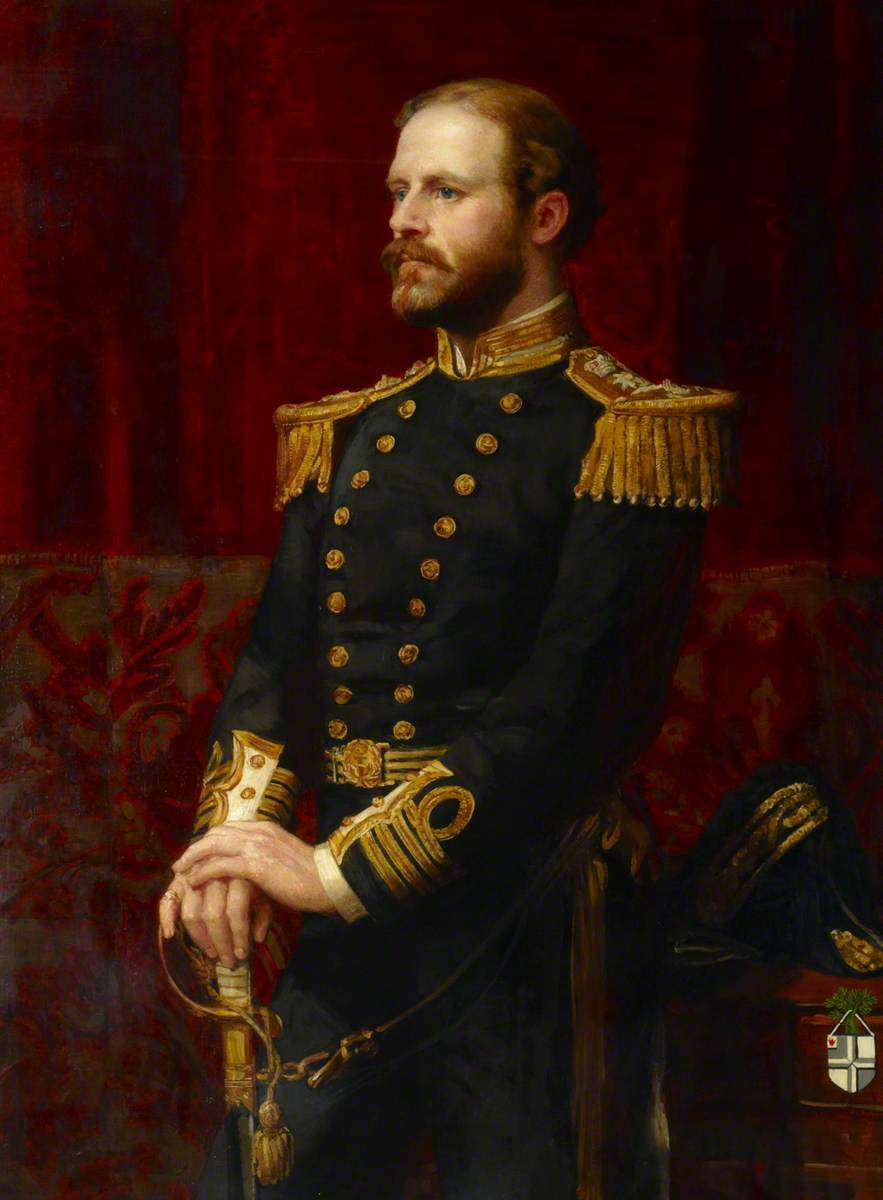 Rear-Admiral Sir Lambton Loraine, 11th Bt, 1838-1917 by Anna Lea Merritt