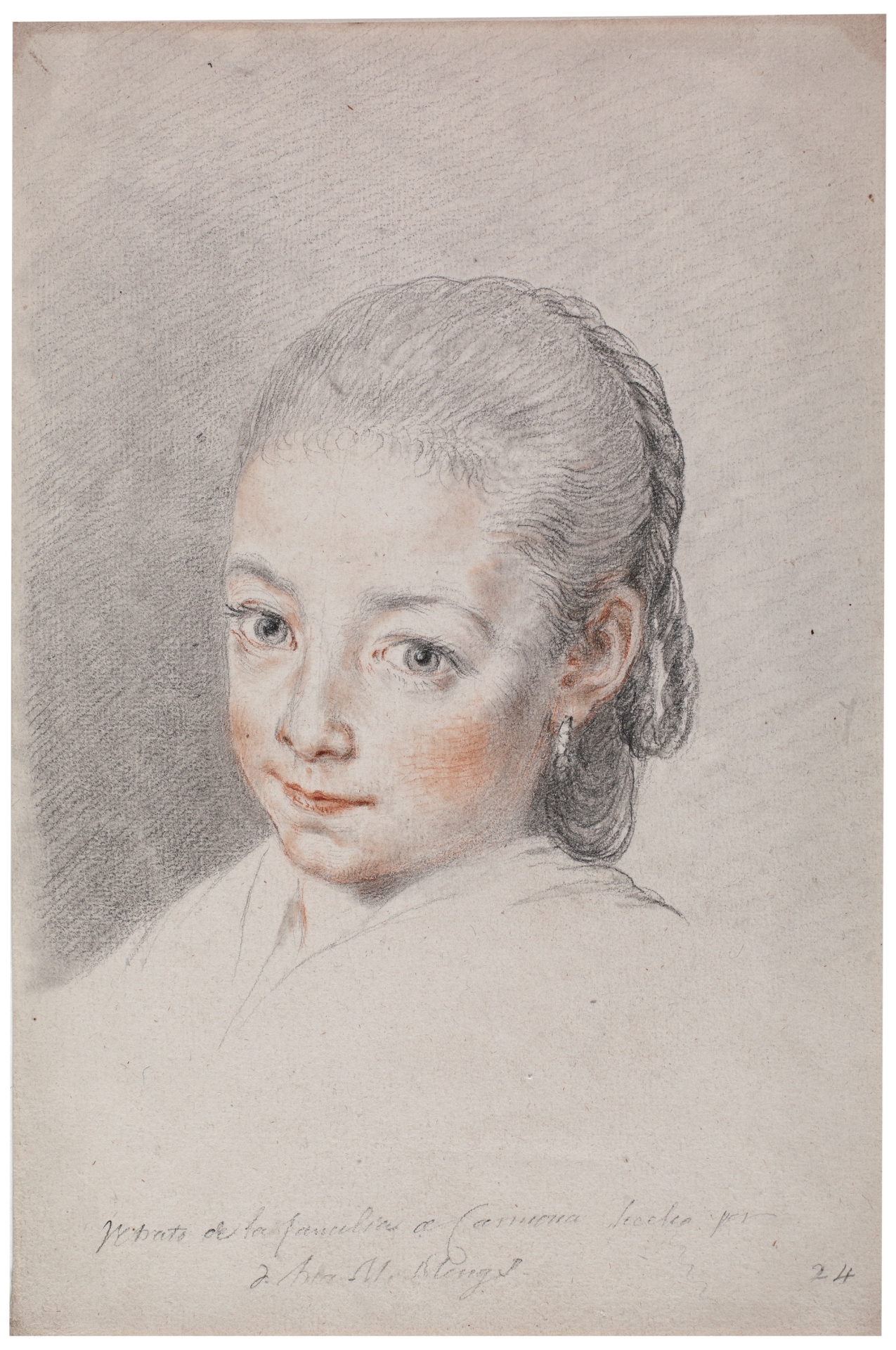 Study of a Girl’s Head by Anna Maria Mengs
