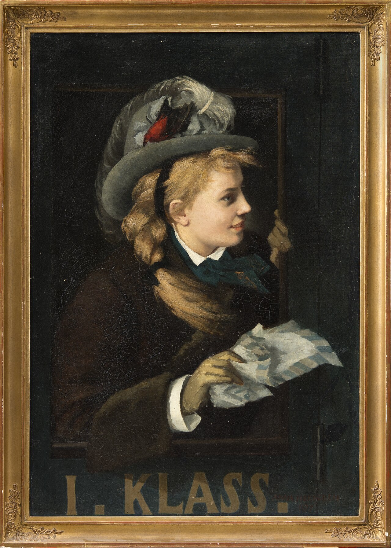 Lady in a Train Window by Anna Nordgren