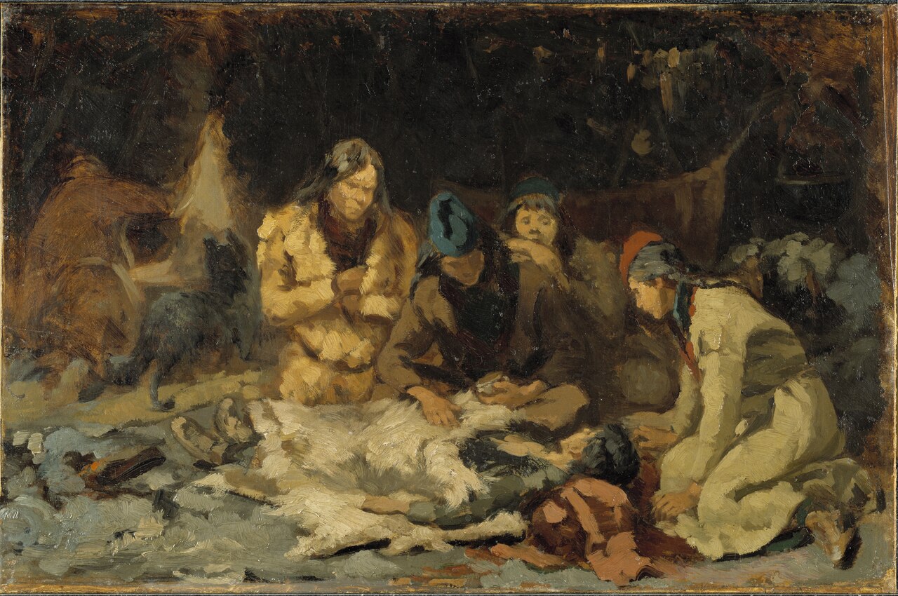By a Sickbed by Anna Nordlander