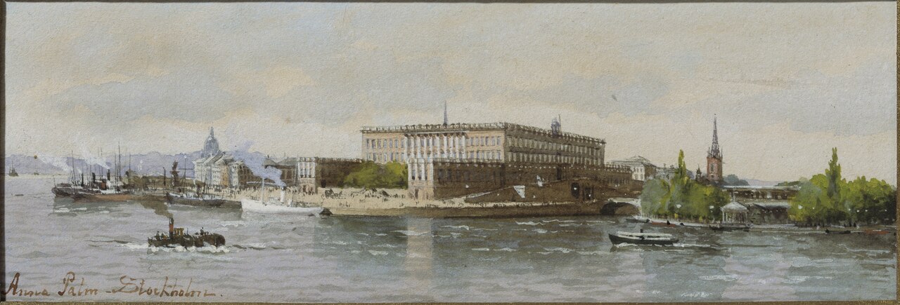 View of the Royal Palace, Stockholm by Anna Palm de Rosa