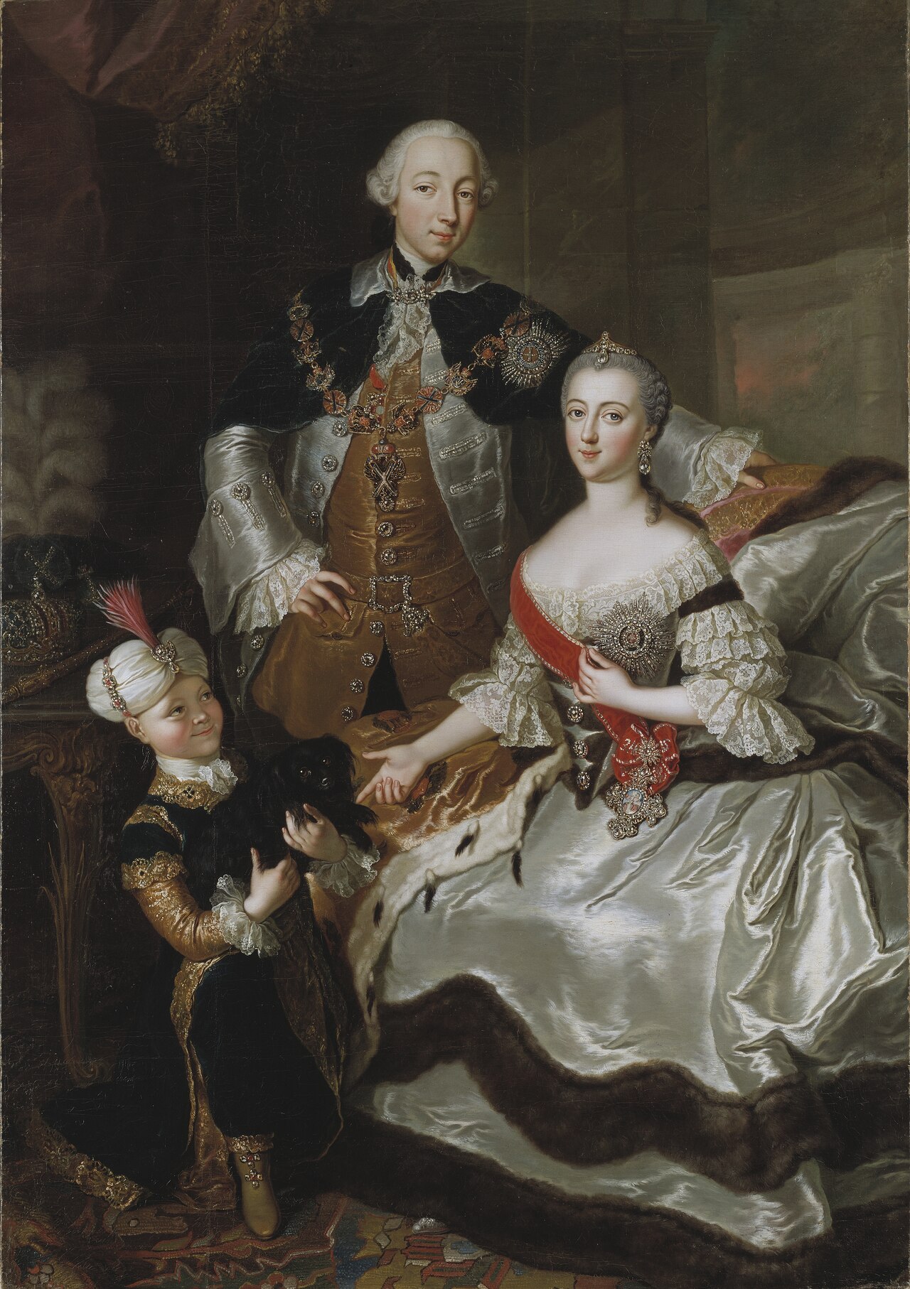 Peter III and Catherine II of Russia by Anna Rosina de Gasc