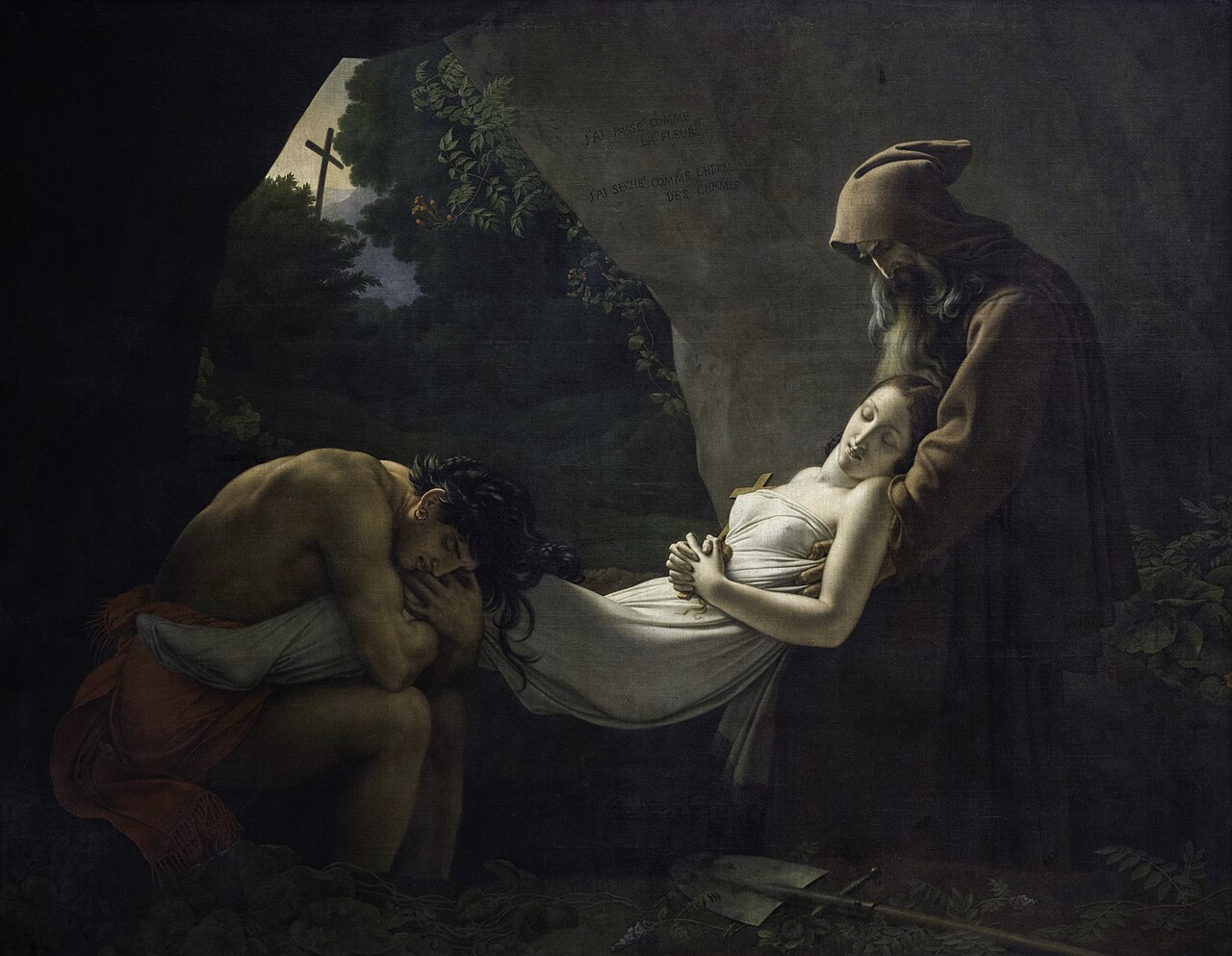 The Entombment of Atala by Anne-Louis Girodet