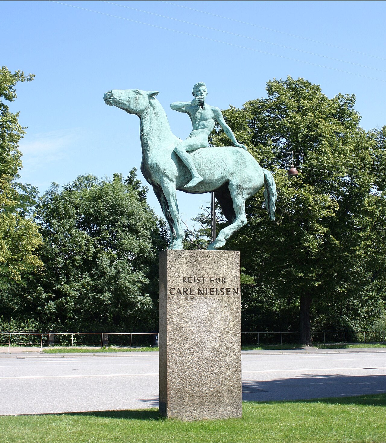 Carl Nielsen memorial by Anne Marie Carl-Nielsen