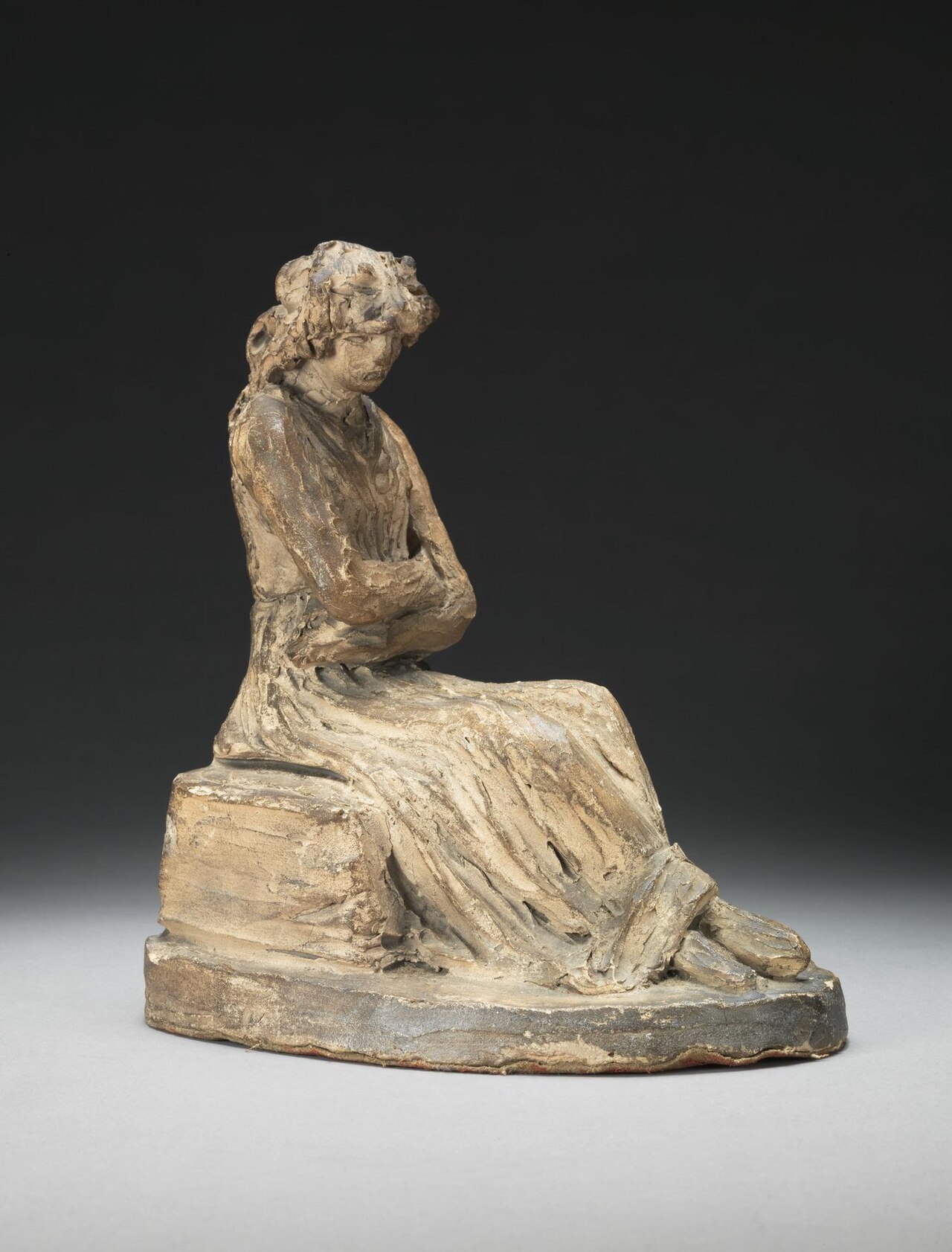A Seated Woman by Anne Seymour Damer