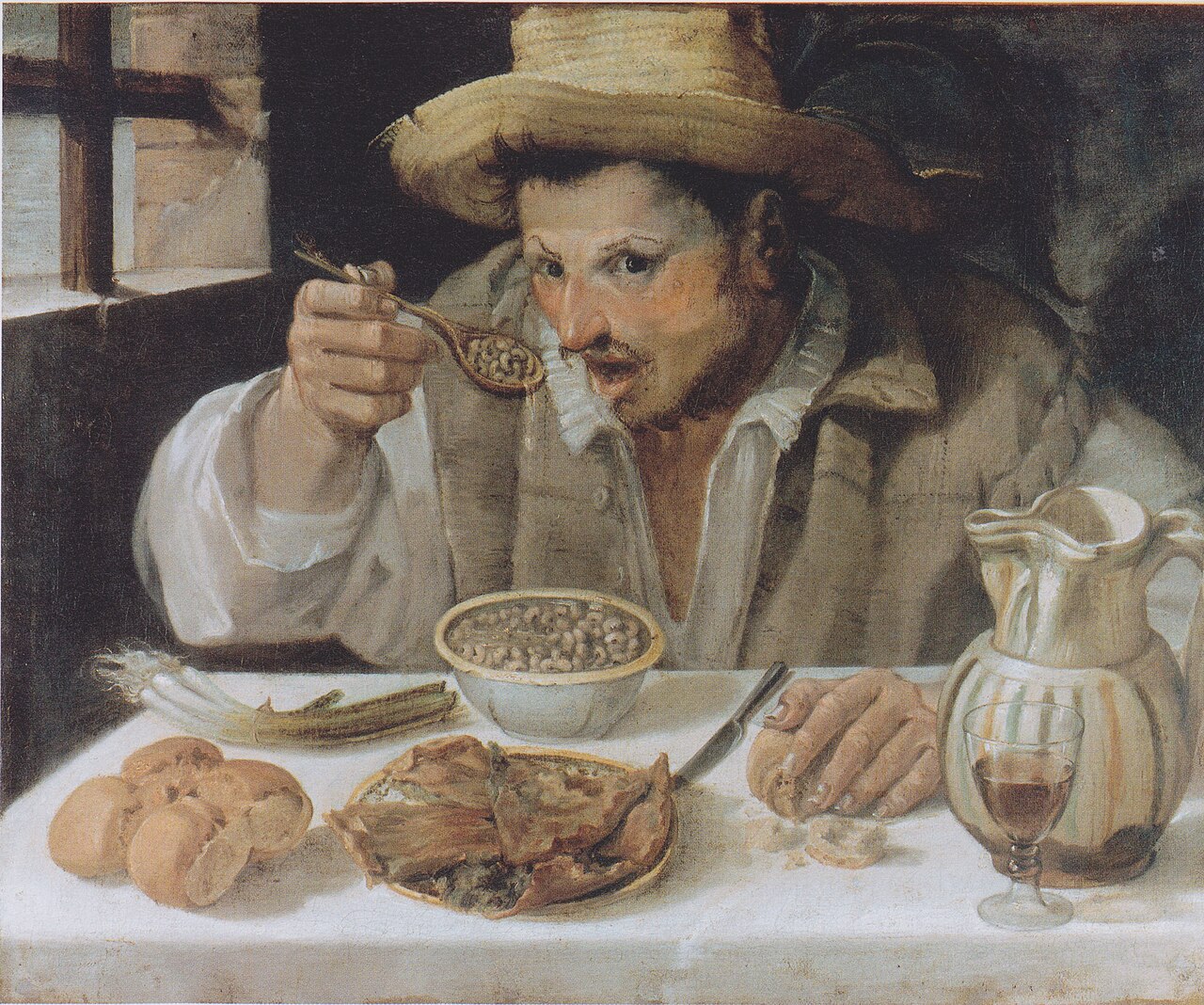 The Bean Eater by Annibale Carracci