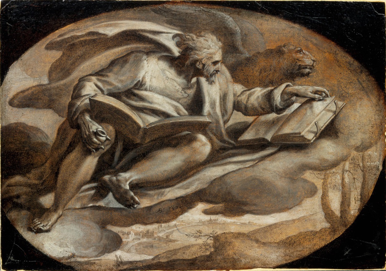 The evangelist Mark by Anthonie Blocklandt van Montfoort