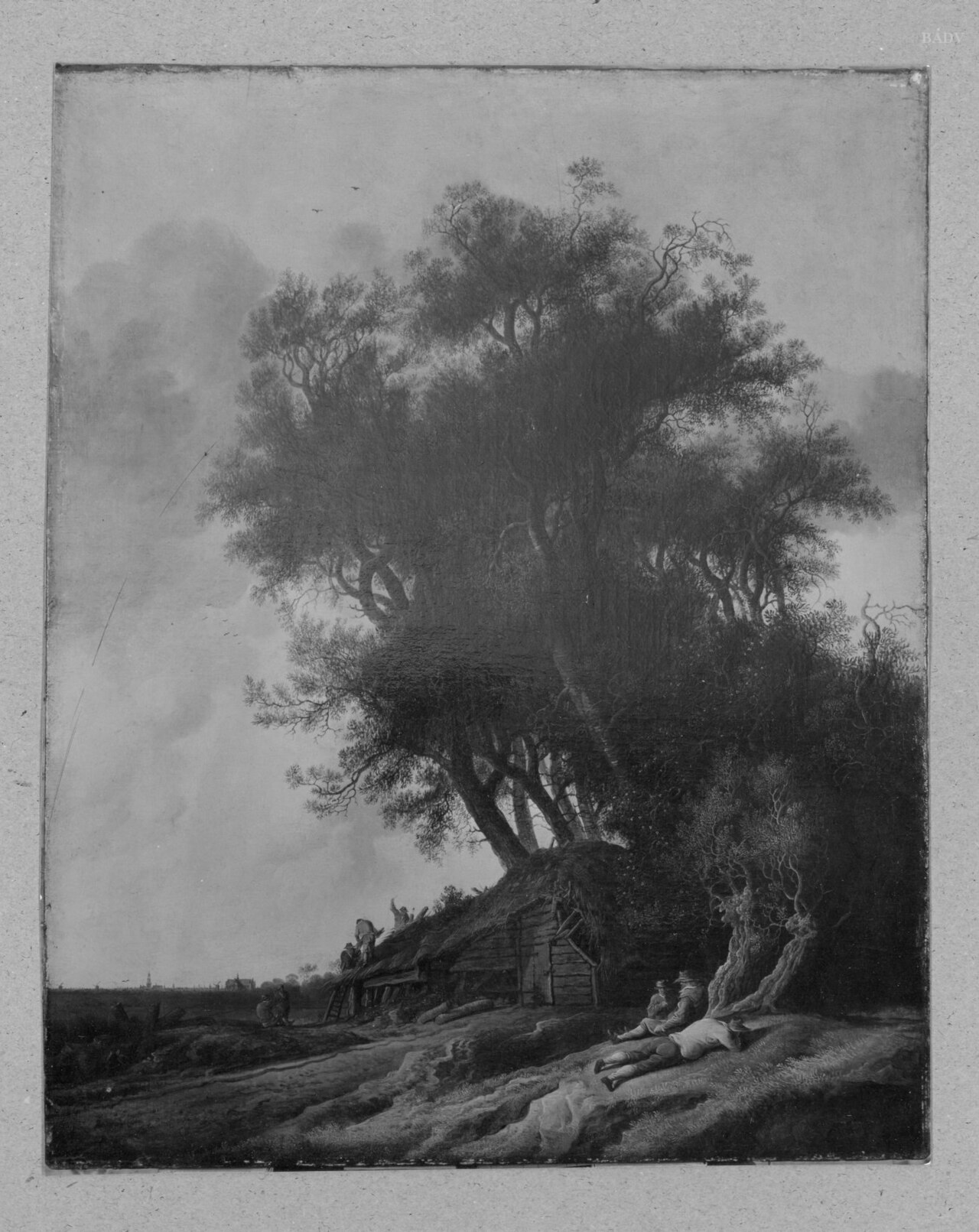 Landscape near Alkmaar by Anthonie van Croos