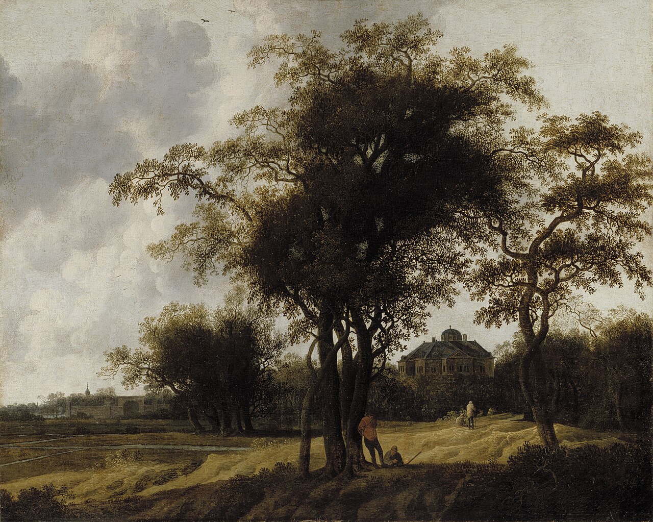 The Park of the Palace of Huis ten Bosch by Anthonie van Croos
