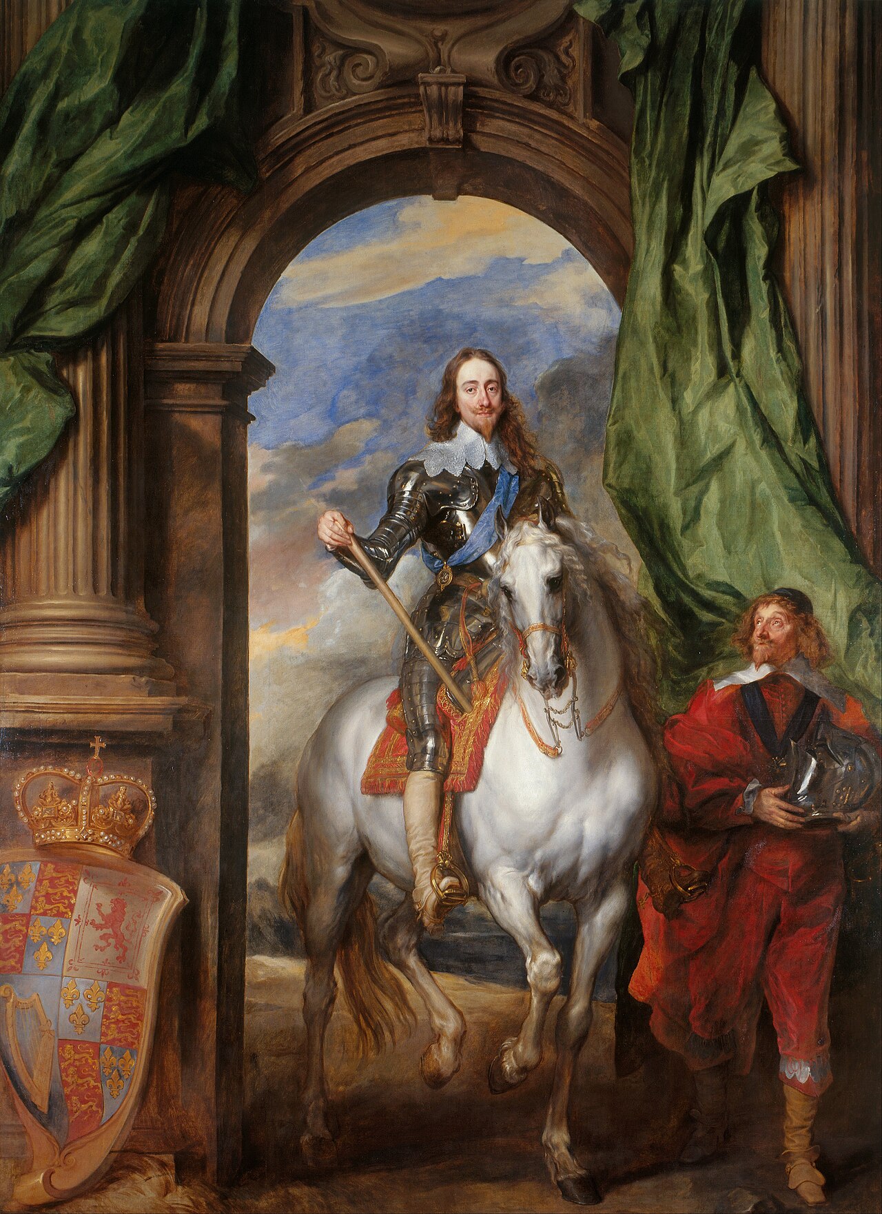 Charles I (1600-1649) with M. de St Antoine by Anthony van Dyck