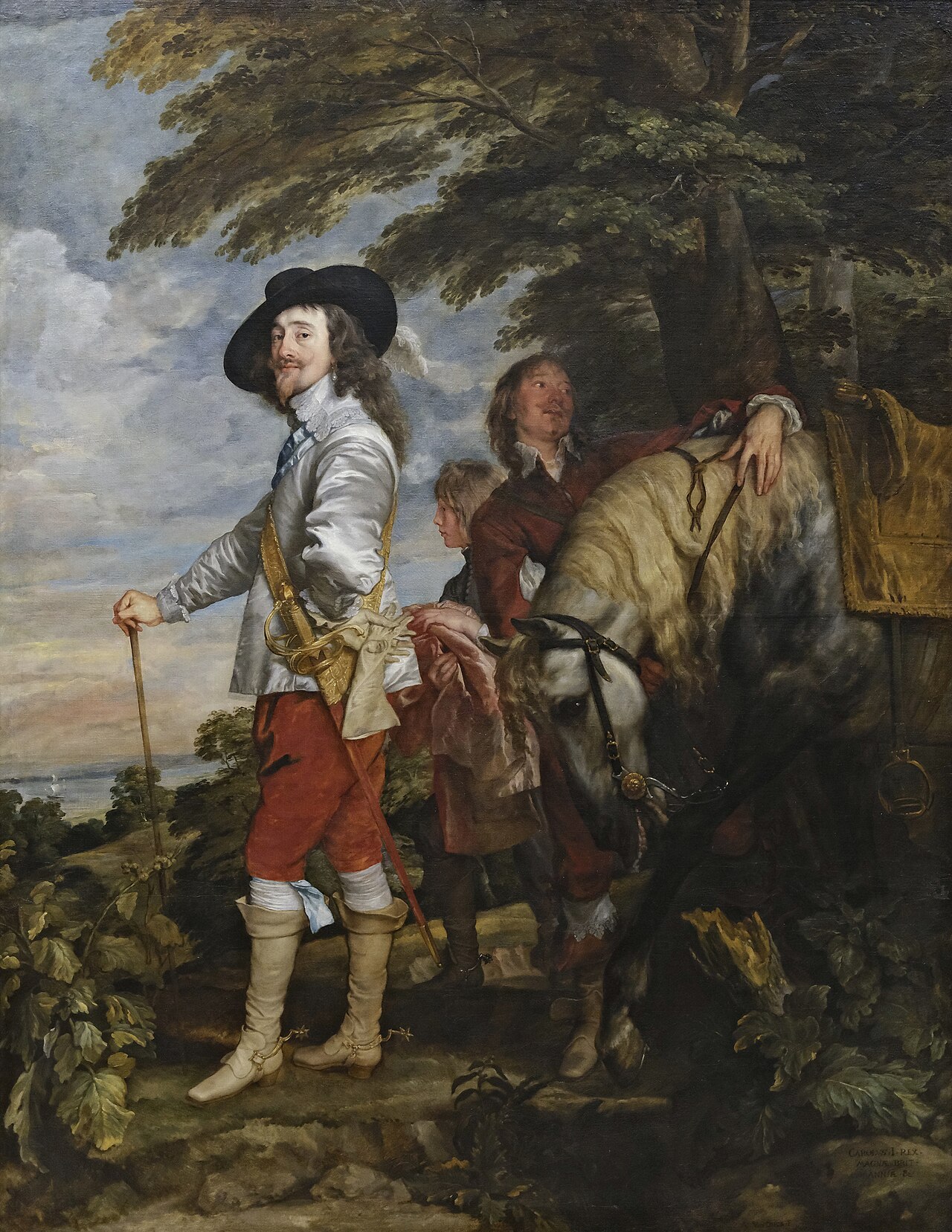 Charles I at the Hunt by Anthony van Dyck
