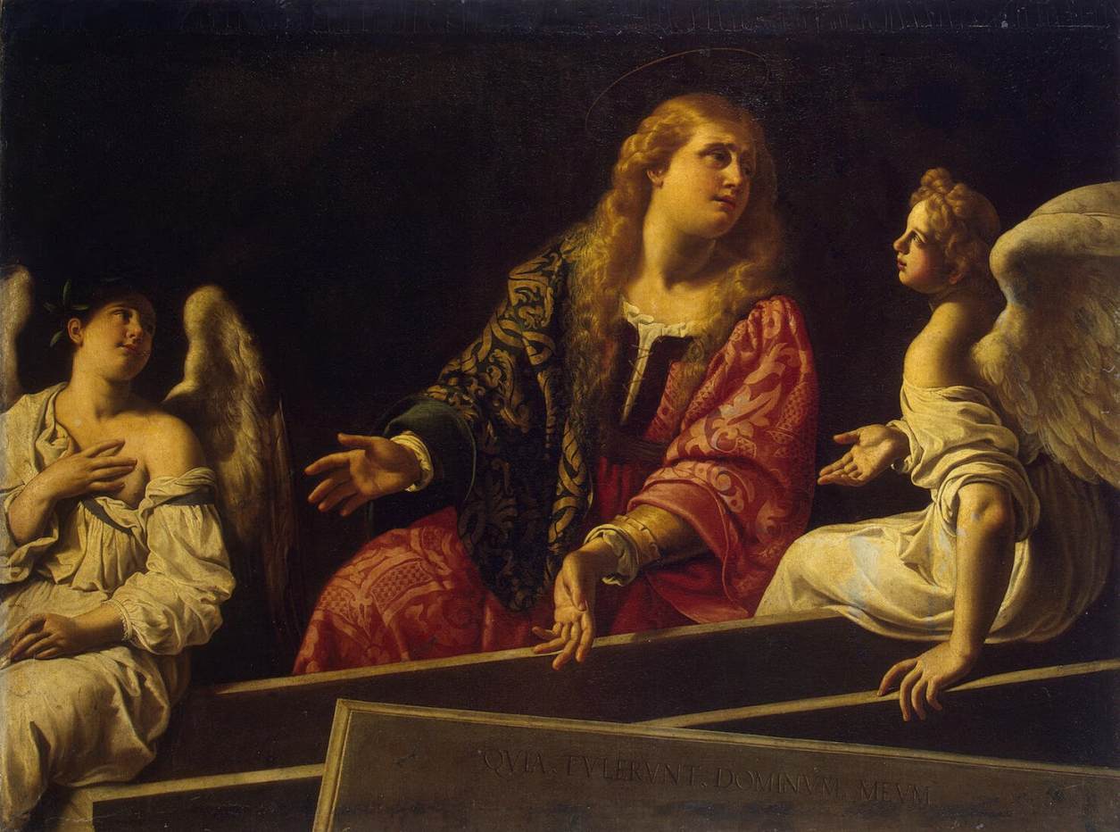Mary Magdalene at the Tomb of the Risen Christ by Antiveduto Grammatica