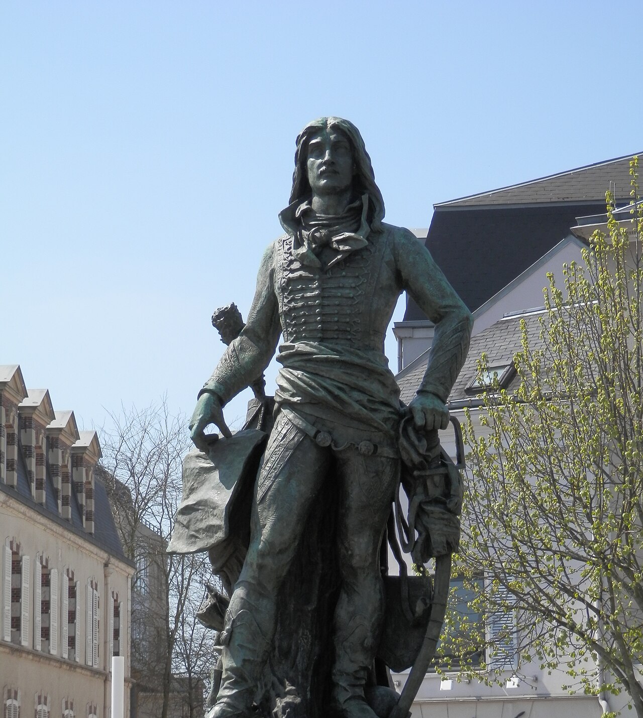 Marceau statue in Chartres by Antoine-Augustin Préault
