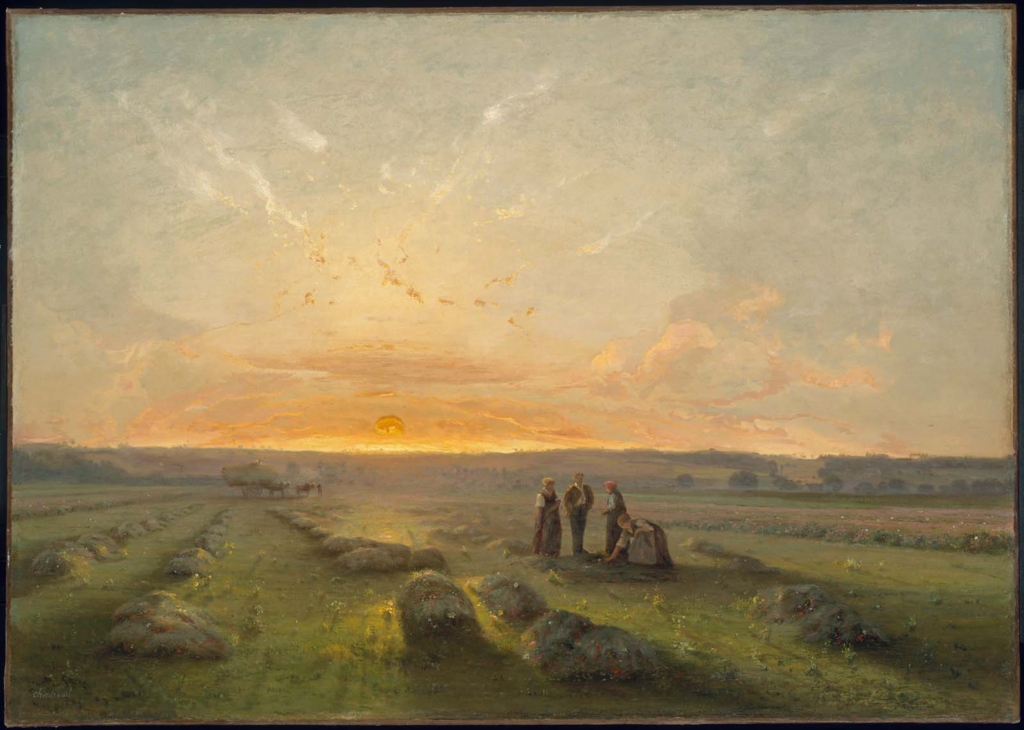 Last Rays of Sun on a Field of Sainfoin by Antoine Chintreuil