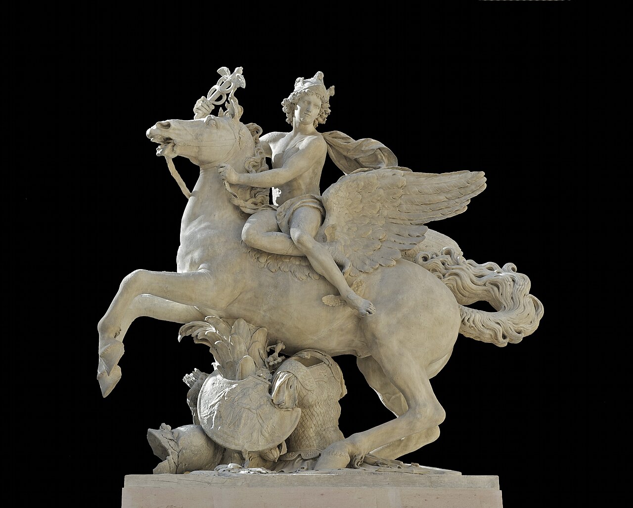 Mercury Riding Pegasus by Antoine Coysevox