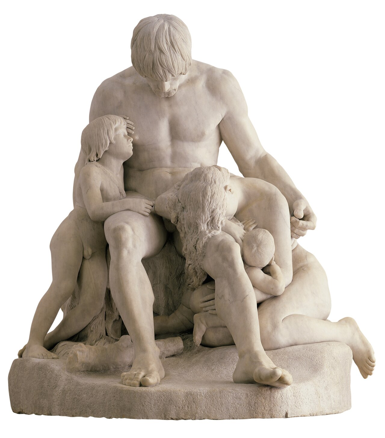 Cain and his descendants cursed of God by Antoine Étex