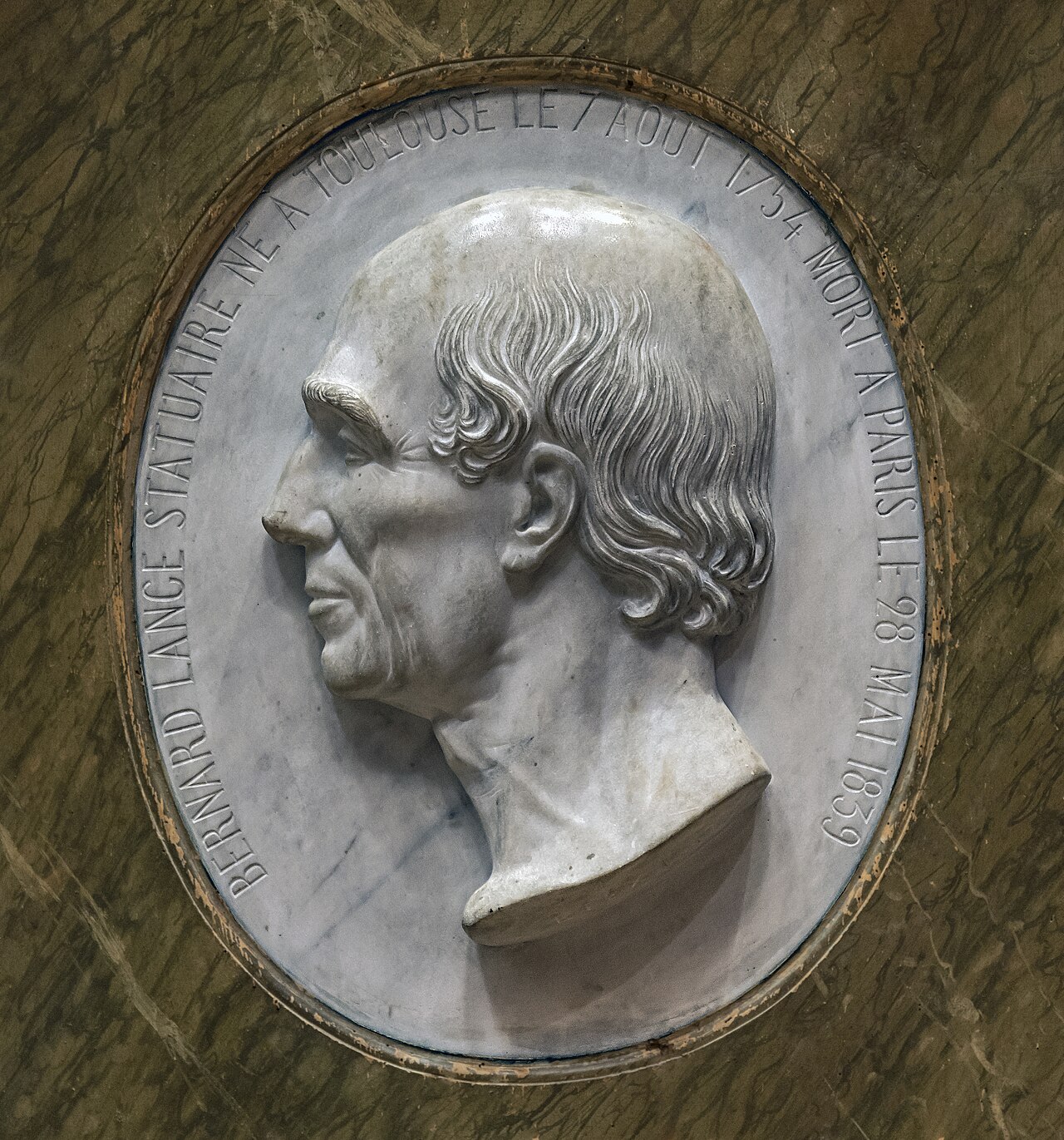 Portrait de Bernard Lange - Antoine Etex by Antoine Étex