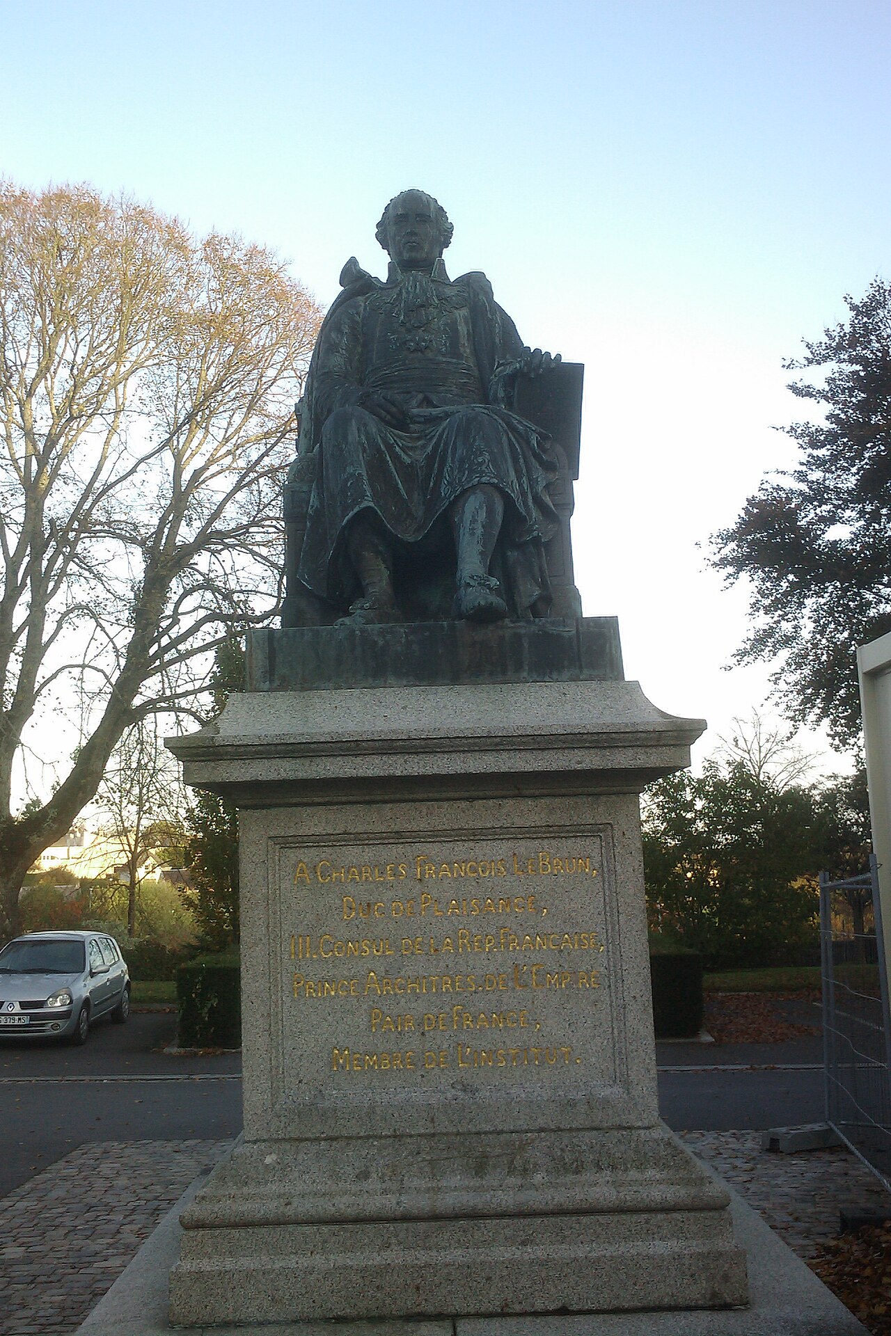 Statue de Charles-François Lebrun, Coutances by Antoine Étex