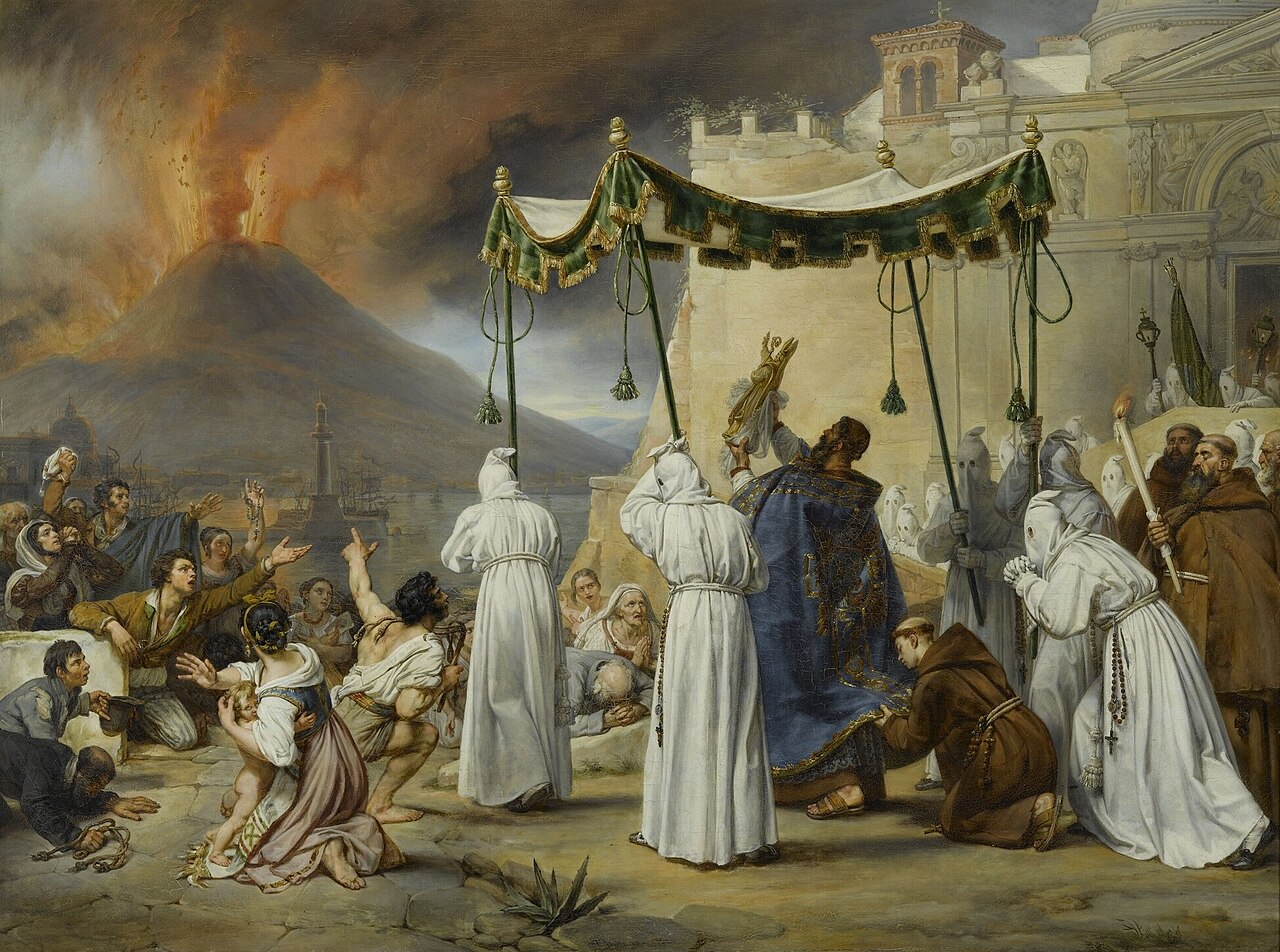 Procession of Saint Januarius During an Eruption of Vesuvius by Antoine-Jean-Baptiste Thomas