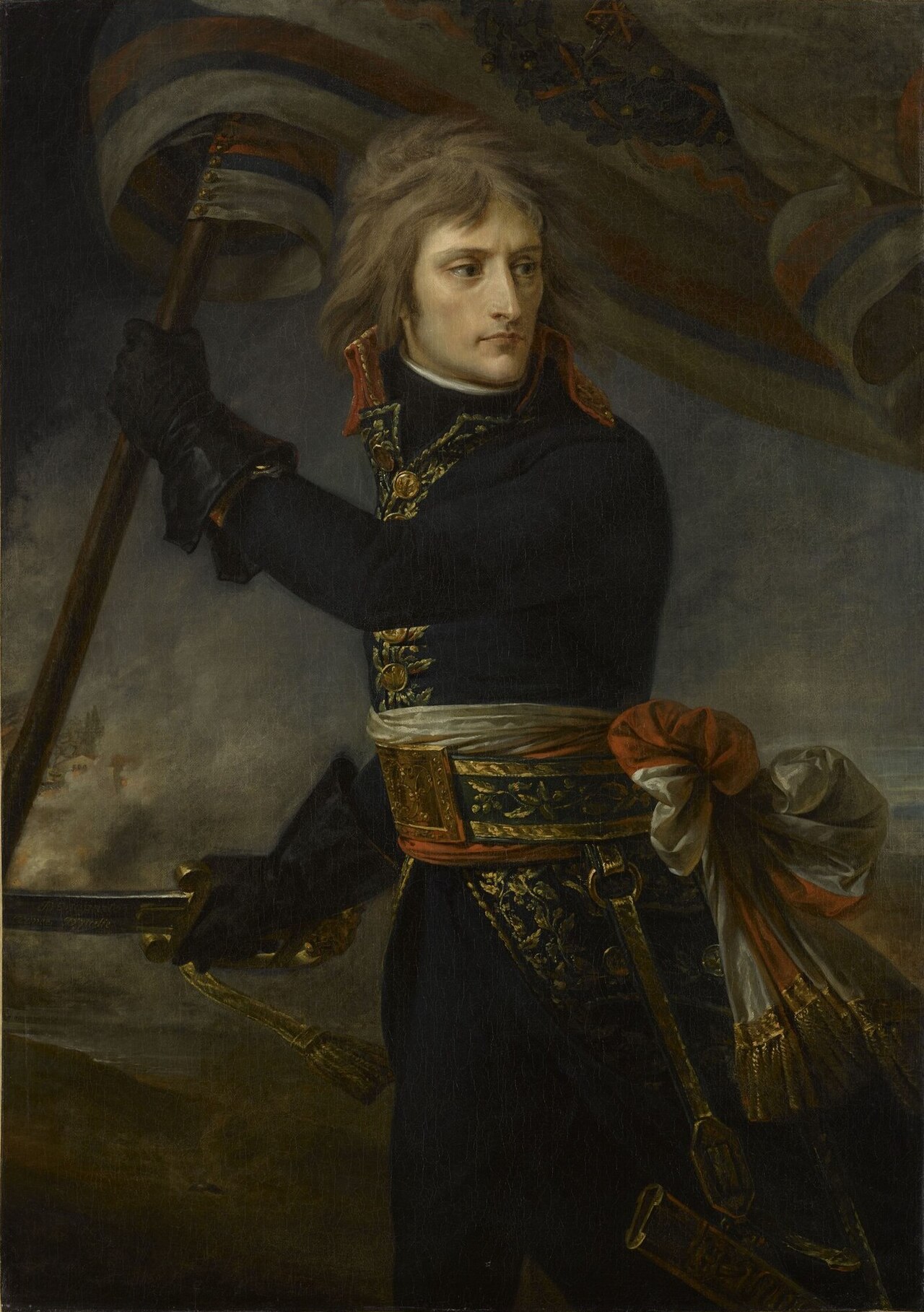 Bonaparte at the Pont d'Arcole by Antoine-Jean Gros