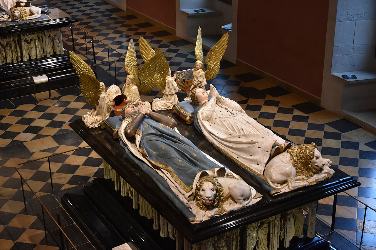 tomb of John I of Burgundy and Marguerite of Bavaria by Antoine Le Moiturier