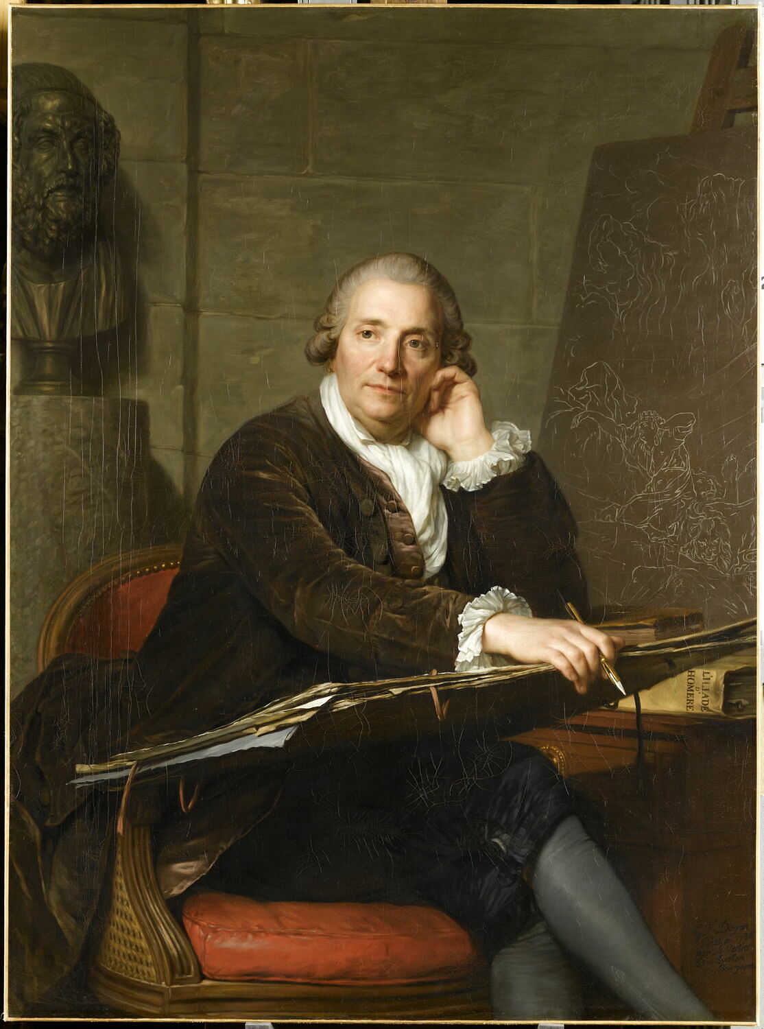 Gabriel-François Doyen by Antoine Vestier