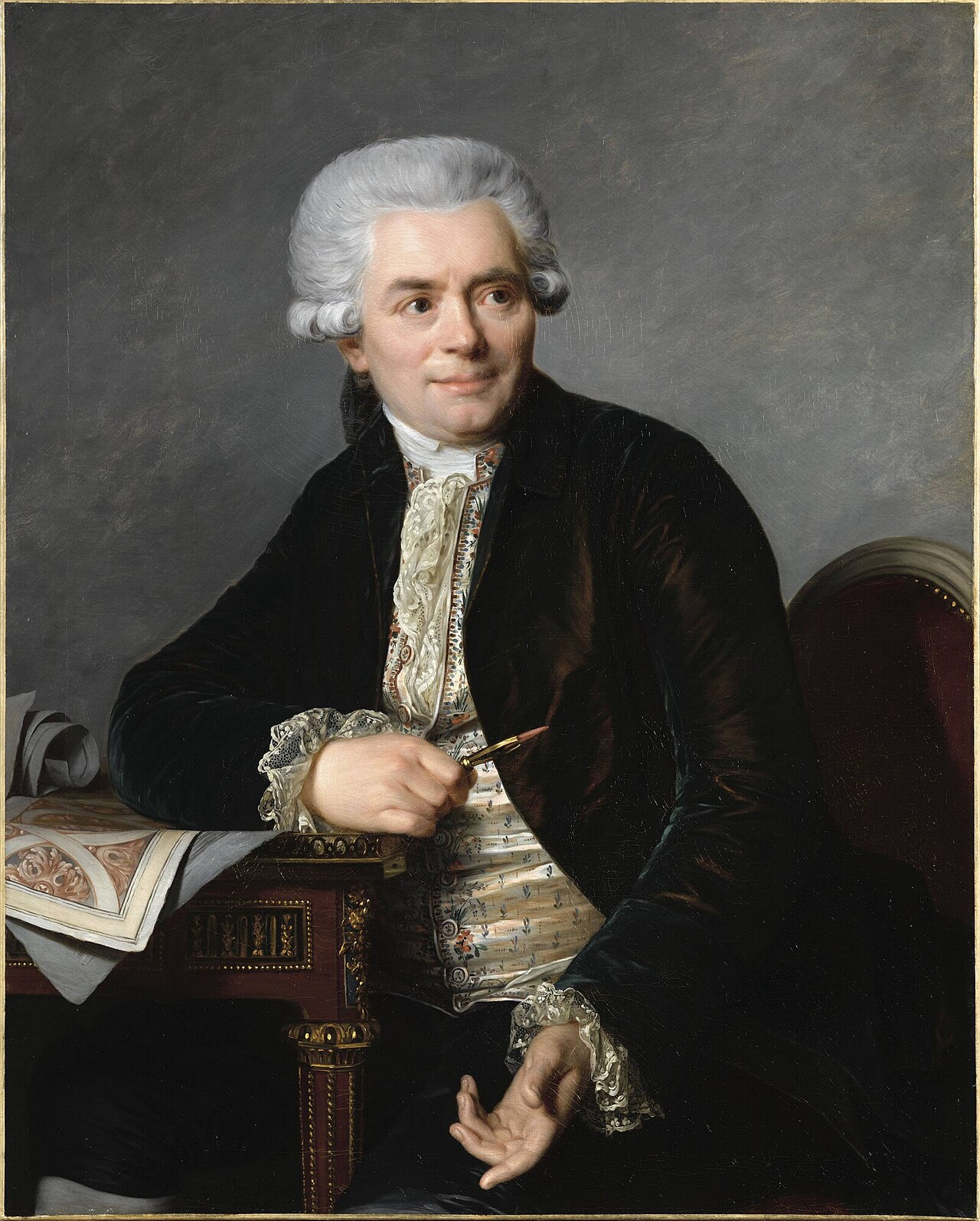Jean Henri Riesener by Antoine Vestier