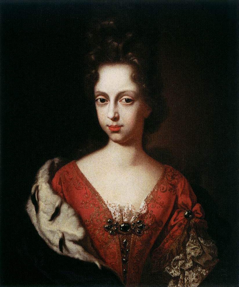Portrait of Anna Maria Luisa de' Medici as a Young Woman by Anton Domenico Gabbiani