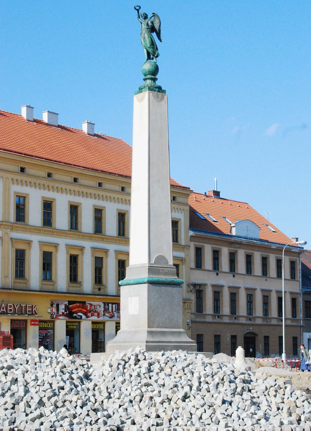Monument to Karel Kopal in Znojmo by Anton Dominik Fernkorn
