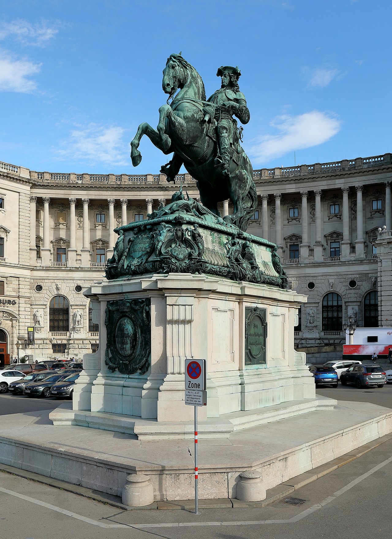 Prince Eugene monument, Vienna by Anton Dominik Fernkorn