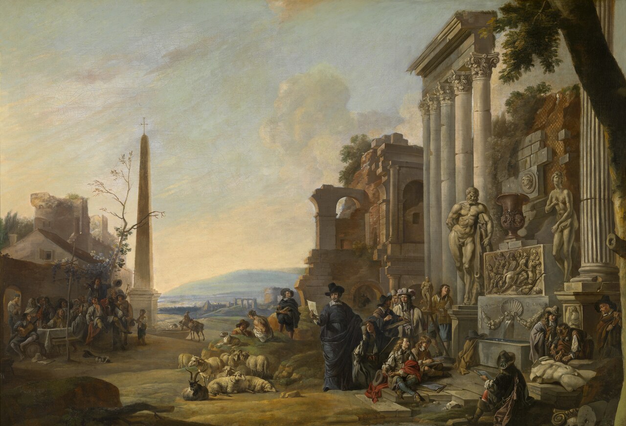 The Study of Art in Rome by Anton Goubau