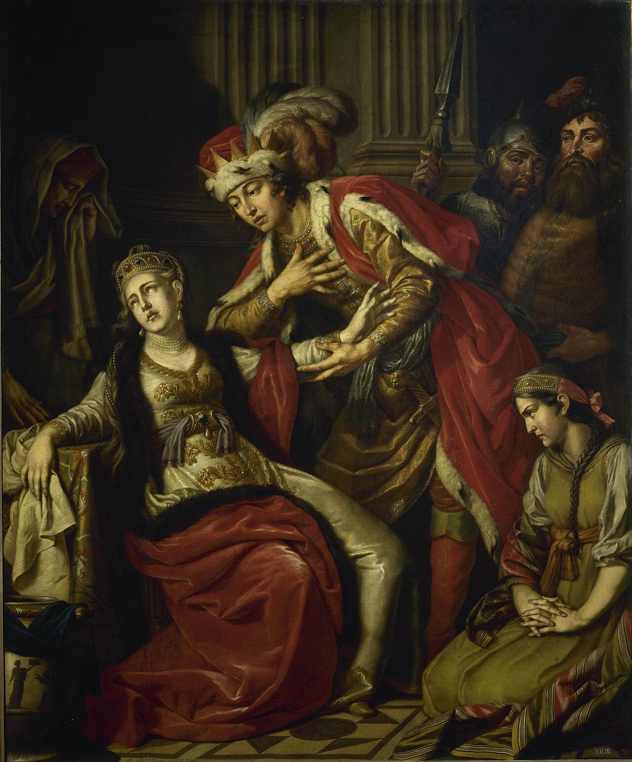 Vladimir and Rogneda by Anton Losenko