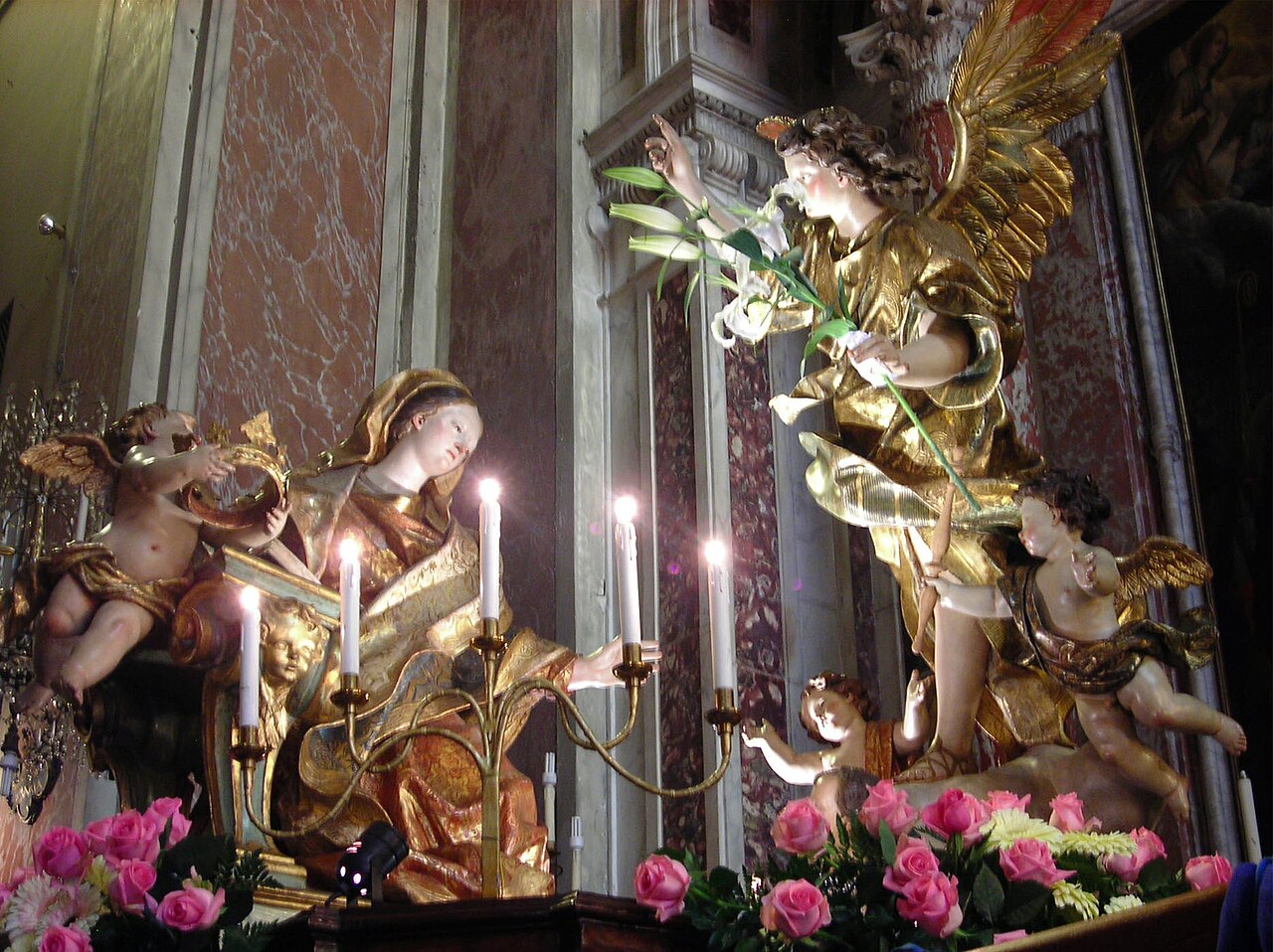 Annunciation by Anton Maria Maragliano