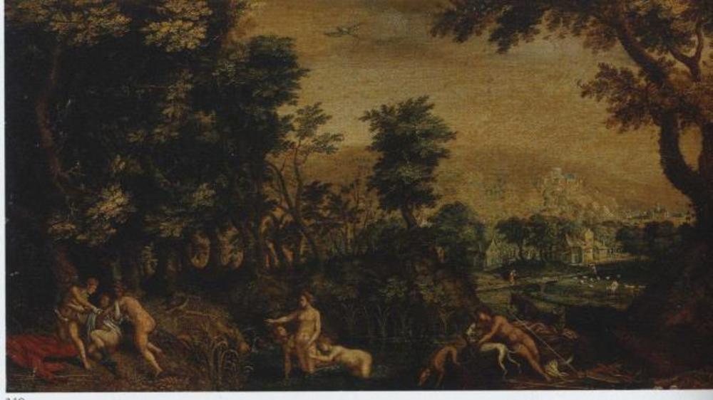 Landscape with Diana and Callisto by Anton Mirou