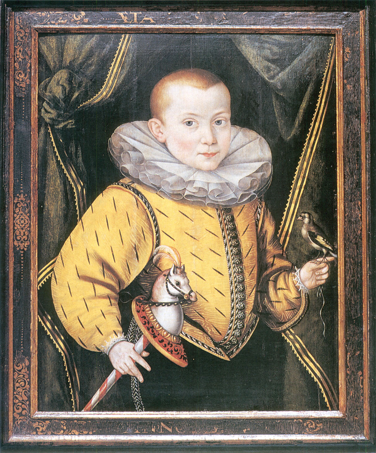 Portrait of a boy, possibly son of Bartholomaeus Schachmann, mayor of Gdańsk by Anton Möller