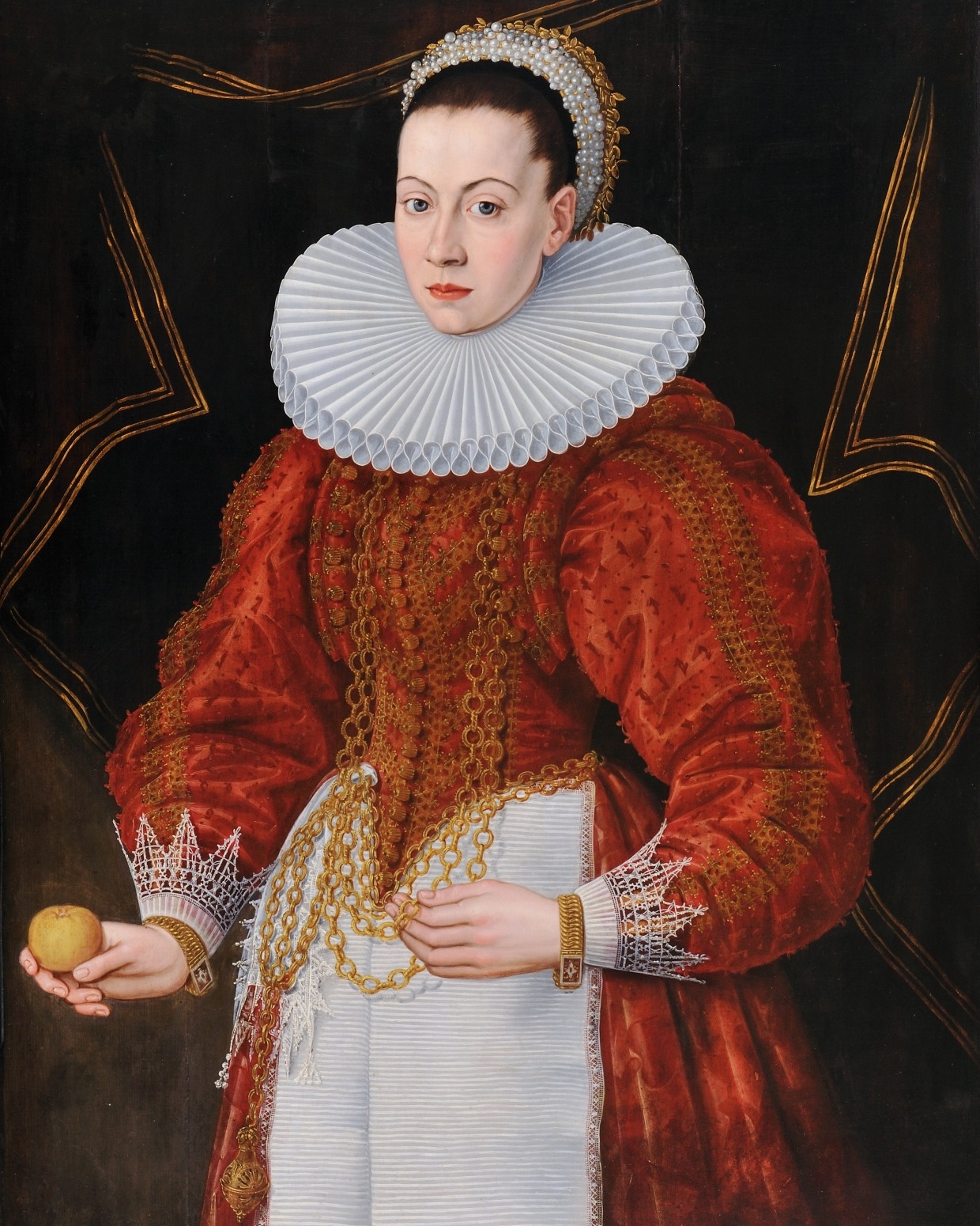 Portrait painting of a female Patrician from by Anton Möller
