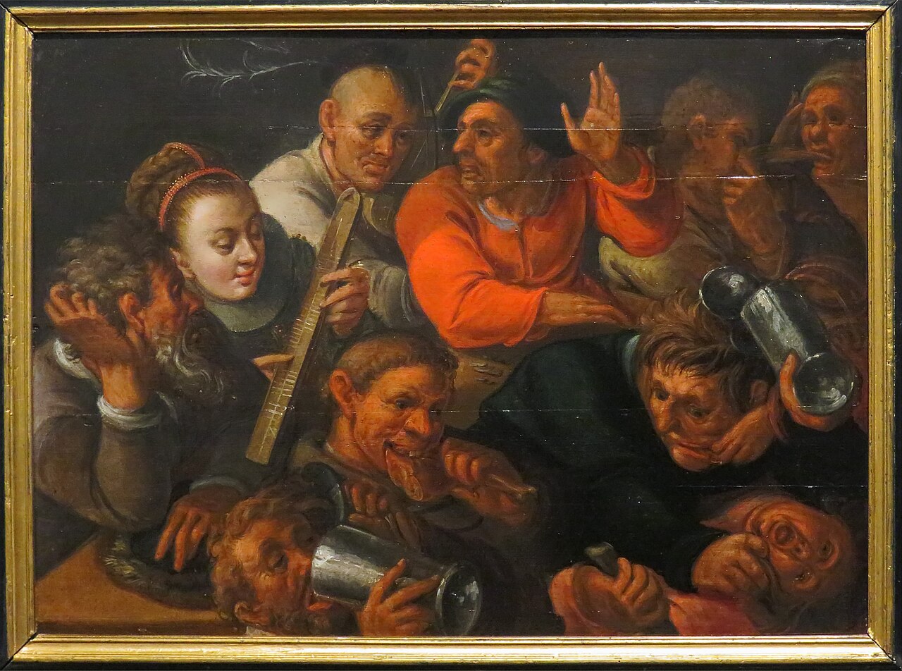 Tavern Scene by Anton Möller