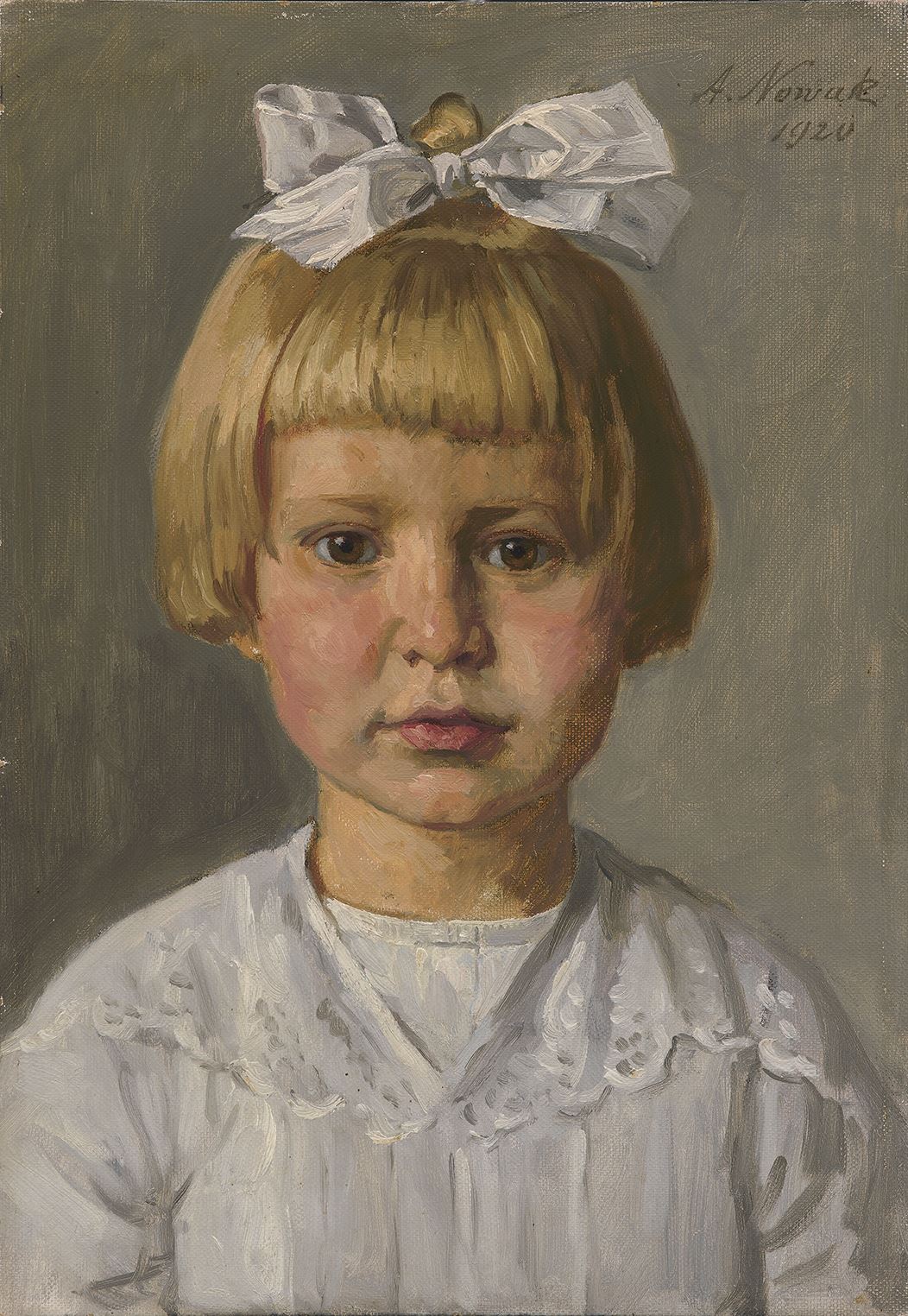 Portrait of a girl by Anton Nowak