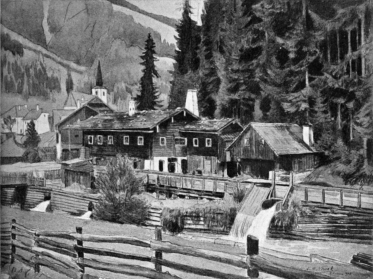 The Forge at Filzmoos, Austria by Anton Nowak