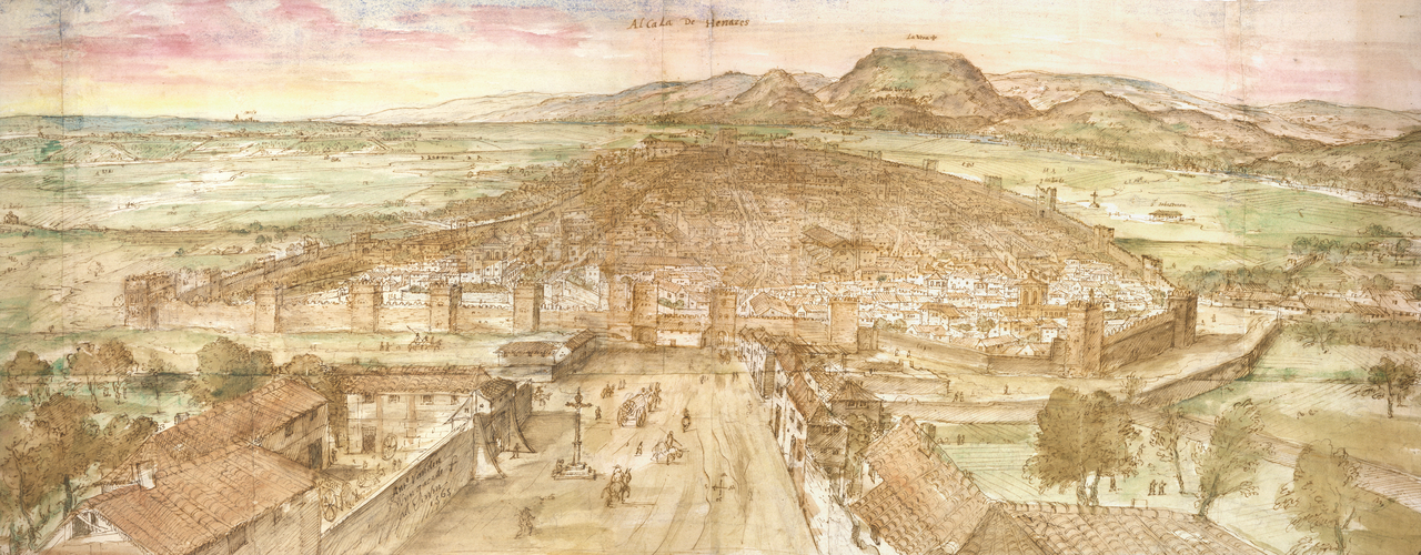 Alcalá de Henares by Anton van den Wyngaerde