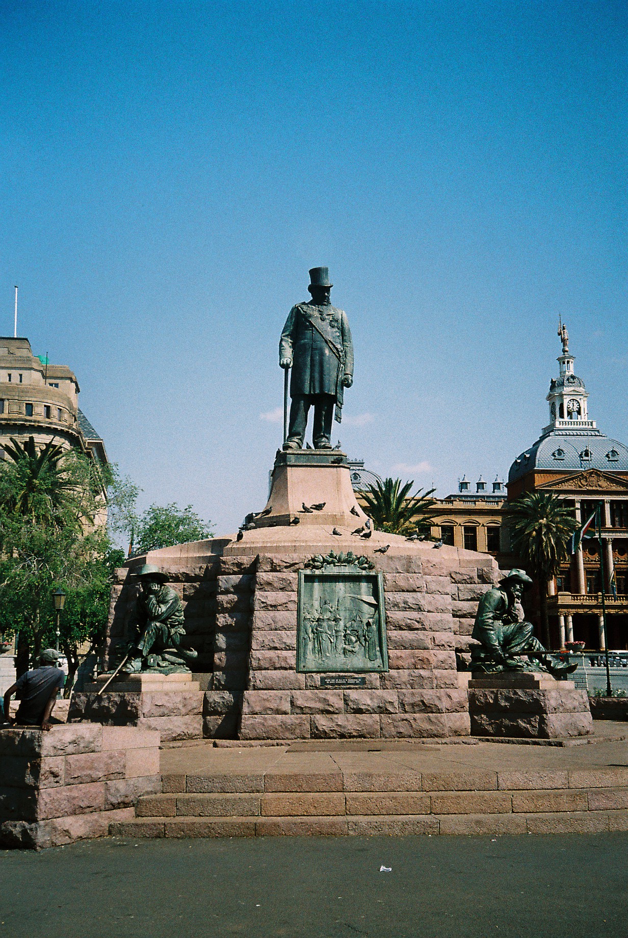 Statue of Paul Kruger by Anton van Wouw