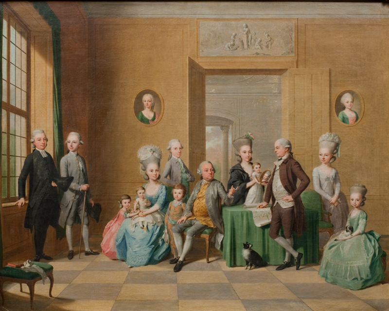 The Souchay Family by Anton Wilhelm Tischbein