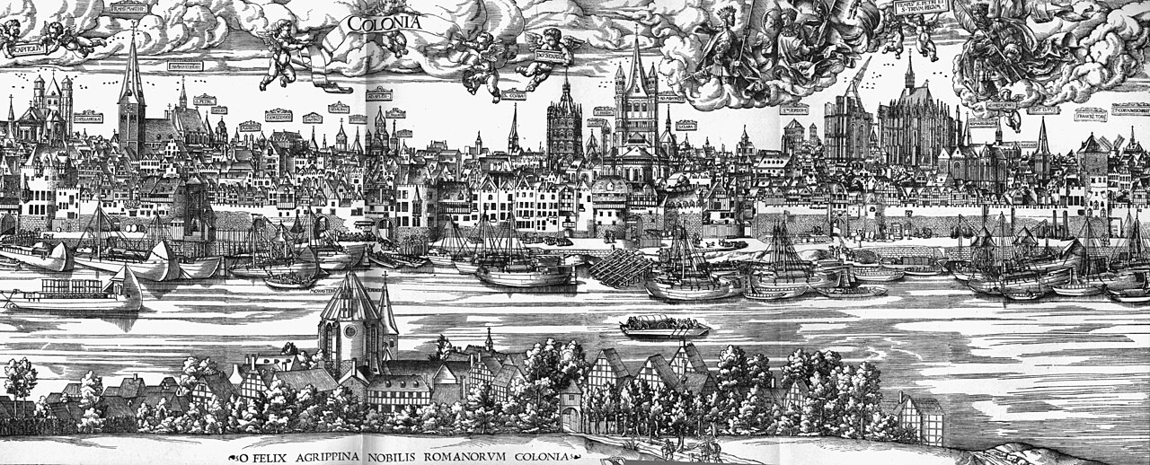 Kölner Stadtansicht von 1531 by Anton Woensam