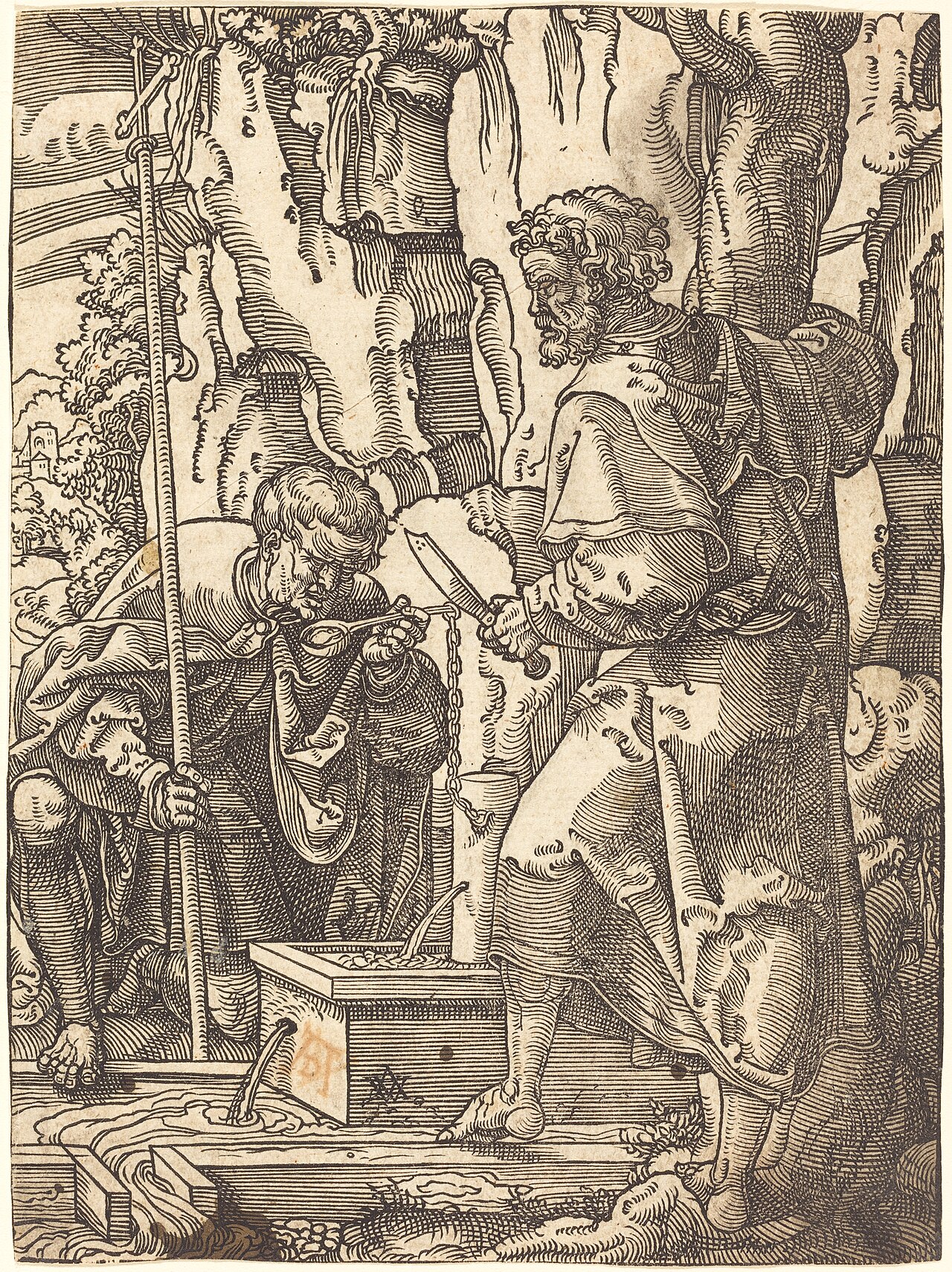Saints Philip and Bartholomew by a Spring by Anton Woensam