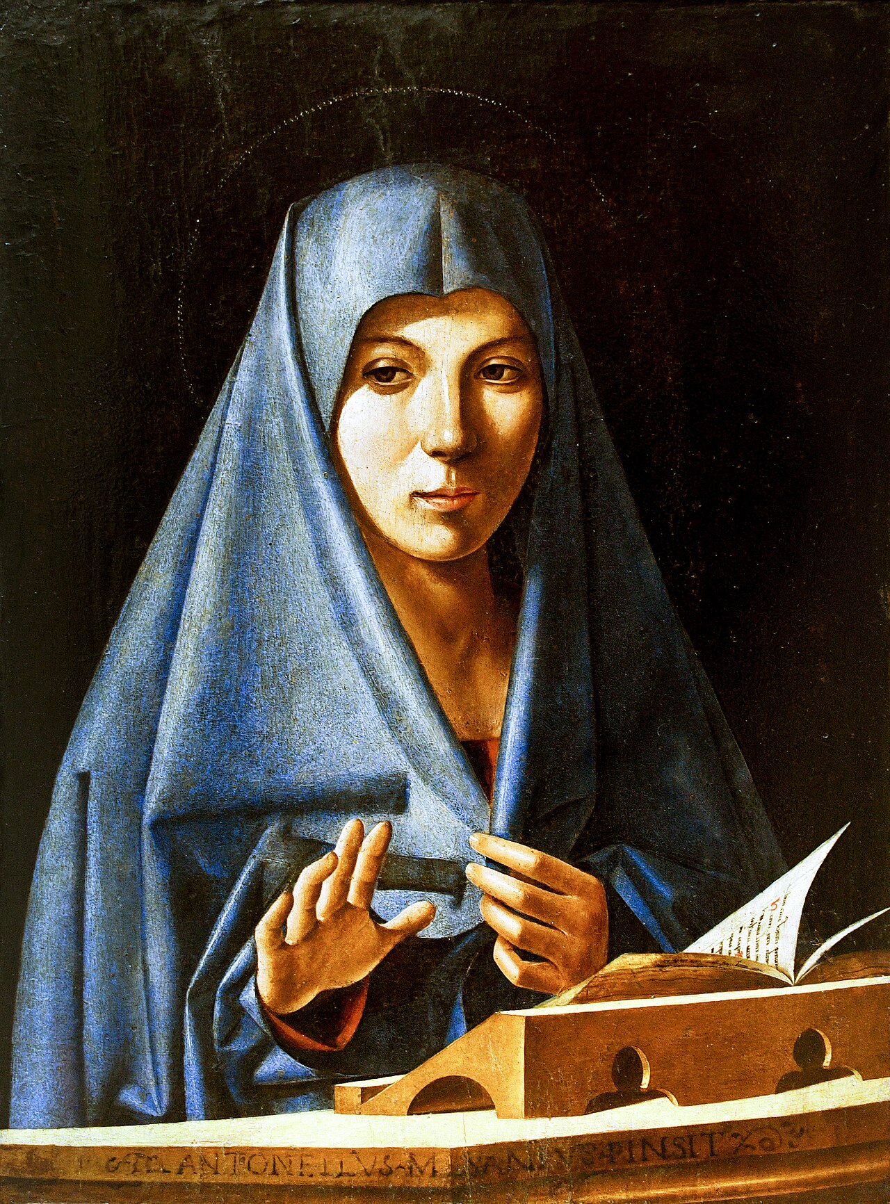 Annunciation by Antonello de Saliba